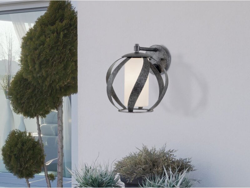 Elstead Quoizel Blacksmith Wandleuchte Altschwarz, IP44