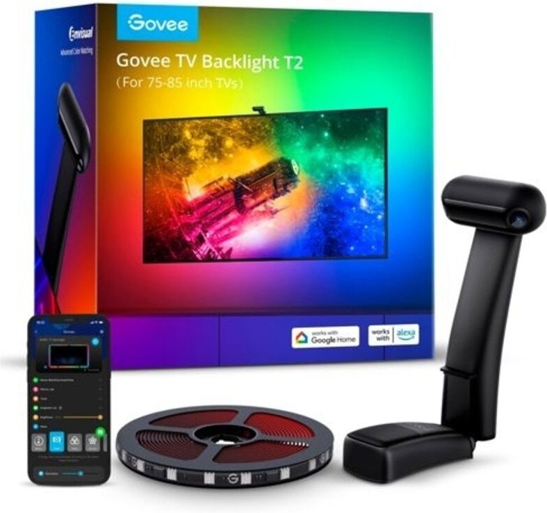 Thumbnail - Govee - Envisual TV Backlight T2 with Dual Cameras 55" - 65"