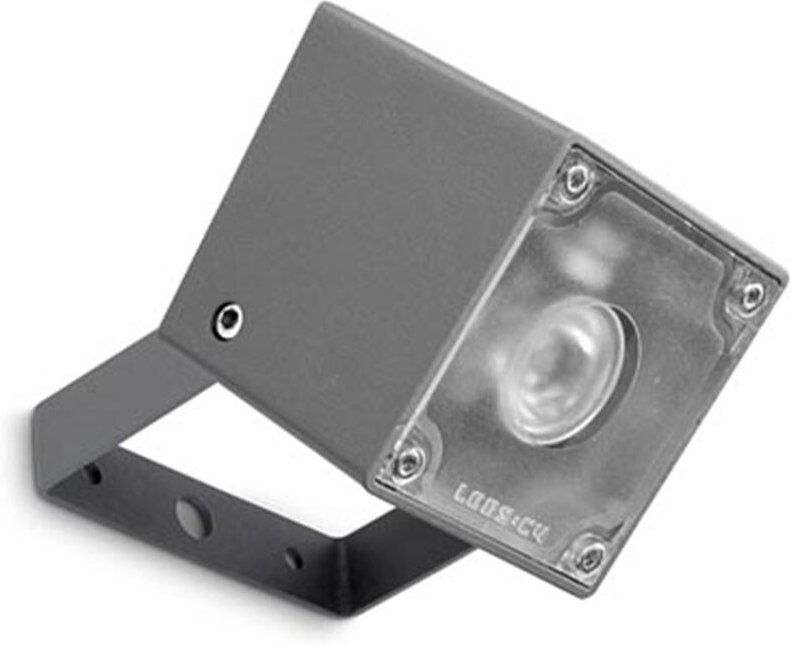 Proyector IP65 Cube 1 led 4 Blanco Neutro - 4000K Gris Urbano 184LM para Exterior de Pared, Jardín, Terraza