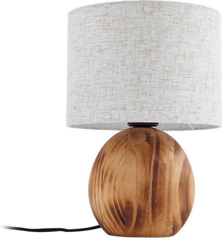 Tischlampe "Mayumi" aus Holz für Wohnzimmer & Esszimmer von Lindby