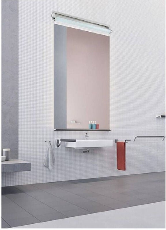 Trade Shop Traesio - Trade Shop - led Wandleuchte Spiegelleuchte Linear 7 Watt 45cm Badezimmerbeleuchtung 4000K 6500K F0...