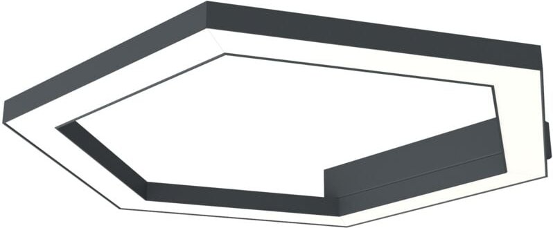 Lumicom - esagono plafoniera Ø40 monocolore opaco