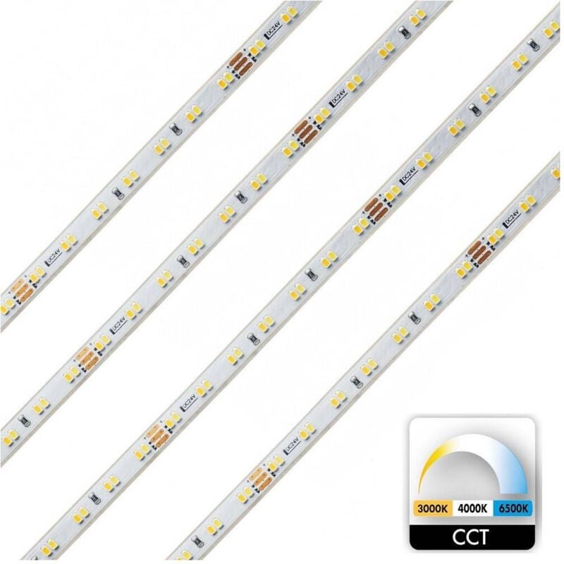 Trade Shop - striscia 980LED 62W cct da 3000K a 6500K 24V sofortige bobina 5MT -