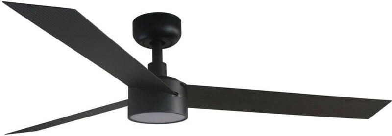 Energiespar Deckenventilator Cruiser L Schwarz mit LED