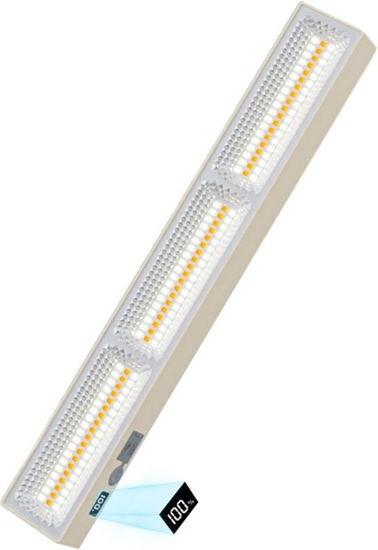Wiederaufladbare 4000 Lumen 30 cm LED-Arbeitsleuchte, 3 Leuchtmodi, 5000 mAh, tragbare, wasserdichte (IPX6) magnetische ...