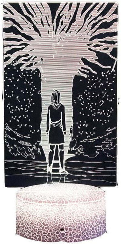 3D-Nachtlicht, LED-visuelles Licht, Stereo, buntes Plug-in, kleine Tischlampe - Aiperq