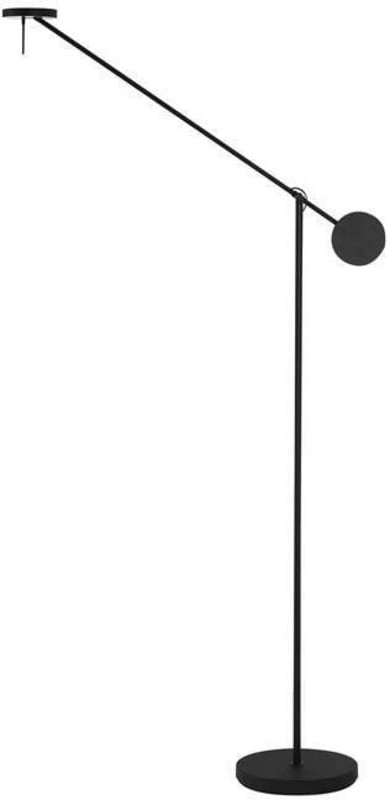 Grok Invisible - led Stehleuchte Matt Schwarz Touch Dimmer 765lm 2700K