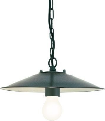 Kleine Pendelleuchte E27 antike Graphitlinie