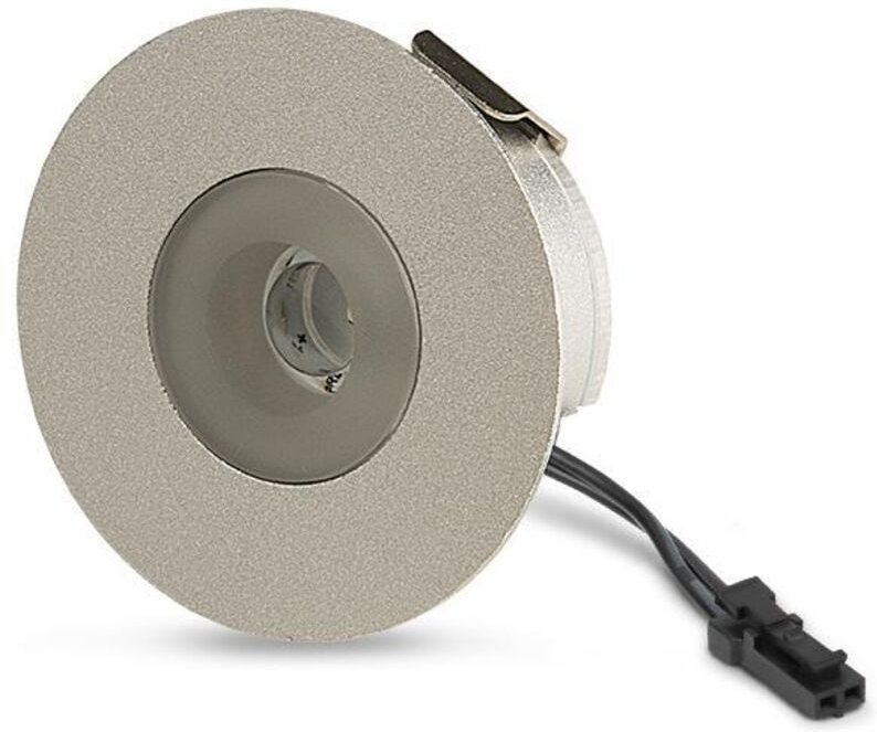 LED Mini Einbauspot rund 1.2W 12V IP20 Ø36mm - Lichtfarbe: Warmweiß 3000K