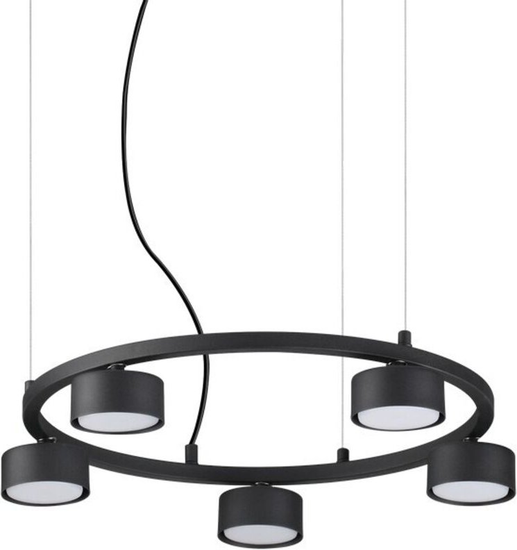 Ideal Lux - minor - Indoor 5 Lights Runddecken-Pendelleuchte Schwarz