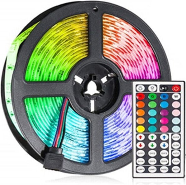 5050led-Streifen,5m,licht,ip65,12v,stromversorgung,rgb,fernbedienung,13w/m,0245