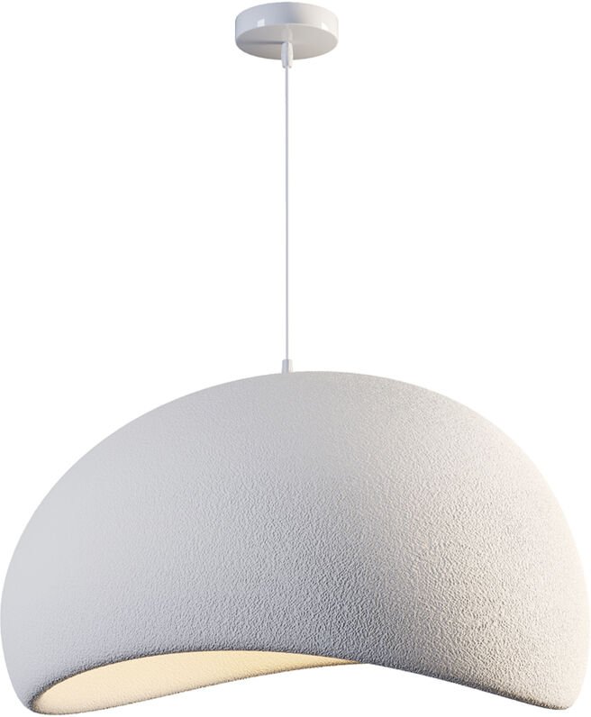 Harz Hängelampe - 40CM - Astra Weiß