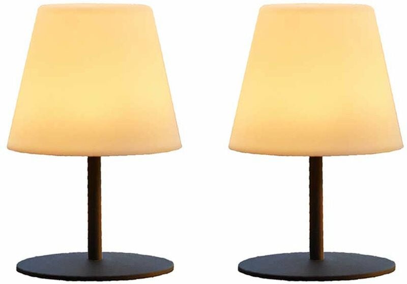 Led Tischlampe 2er Set Kabellose Dimmbare twins h16cm