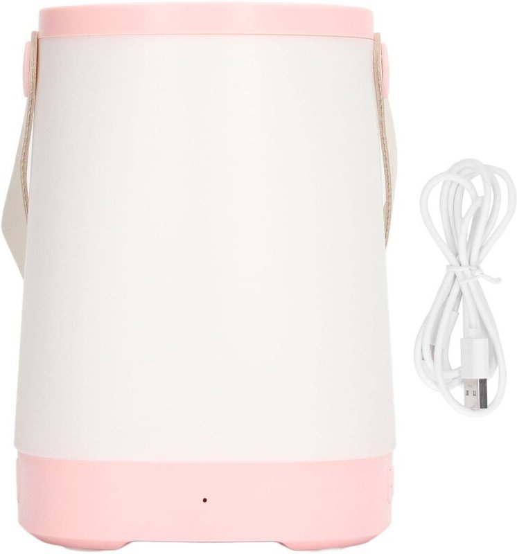 Nachtlicht fürs Kinderzimmer, wiederaufladbares Baby-Nachtlicht mit USB-Anschluss, Lautsprecher, 7 Farben, dimmbare Nach...