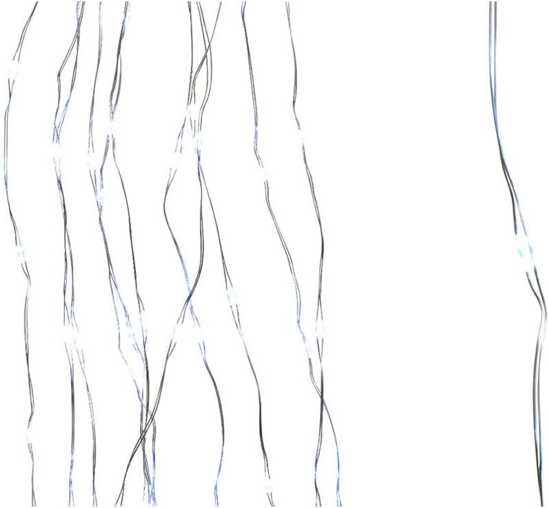 Kaltweiße Micro-LED-Girlande für den Außenbereich für 180 cm großen Baum, 6,8 m (lang)