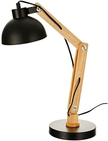 Architekt Schreibtischlampe e27 schwarz edm