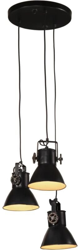 Hängelampe 25 W Schwarz 30x30x100 cm E27 vidaXL