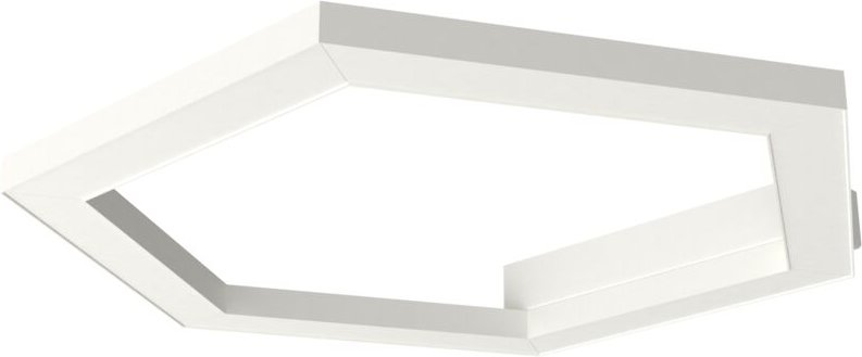 Lumicom - esagono plafoniera Ø40 monocolore opaco