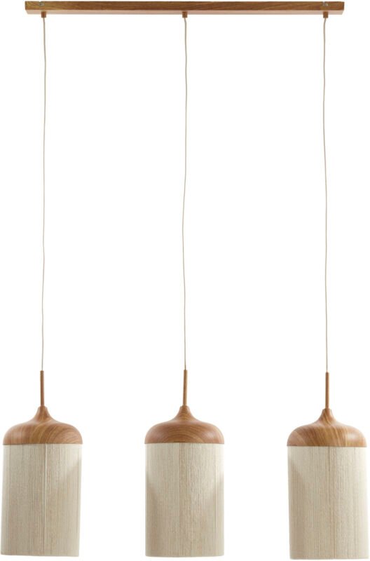 Hängeleuchte - Dania - beige natürlich - - Light&living