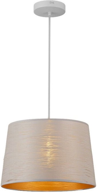 Trade Shop - copy of LAMPADARIO A SOSPENSIONE DA SOFFITTO MODERNO CON PARALUME A CUPOLA CON ATTACCO E27 B46 - Weiß