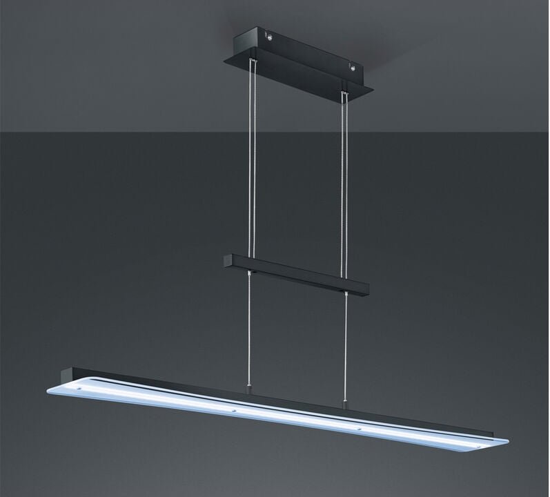 Thumbnail - Led Pendelleuchte smash Schwarz dimmbar & höhenverstellbar bis 150cm, b: 100cm