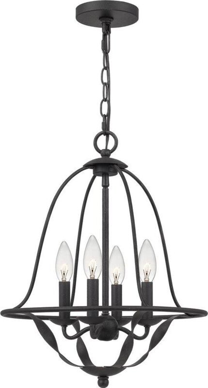 Quoizel - Elstead Bradbury Kronleuchter mit mehreren Armen Graue Esche