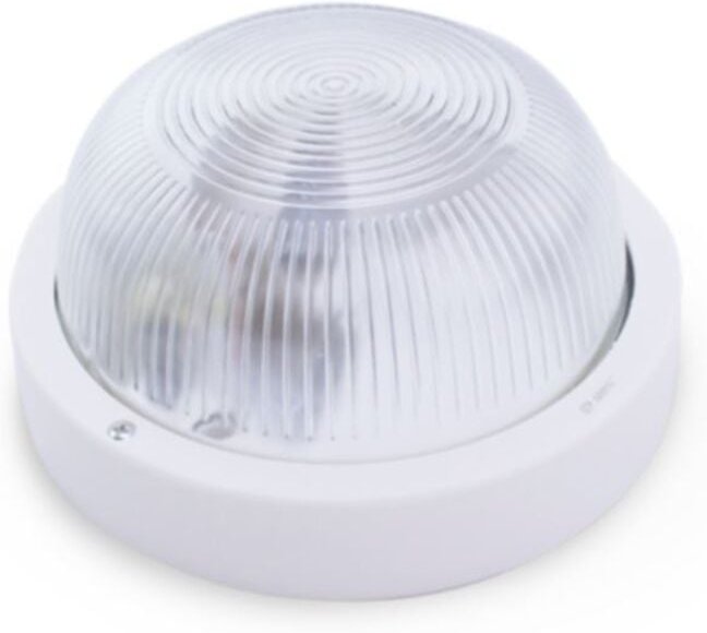 GSC - Runde thermoplastische Wandleuchte E27 weiß 0700646