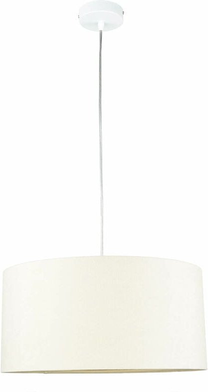 Thumbnail - Pendelleuchte Stoff Schirm Velours Optik Ø40cm in Creme Gold Esszimmer Wohnzimmer Hängelampe