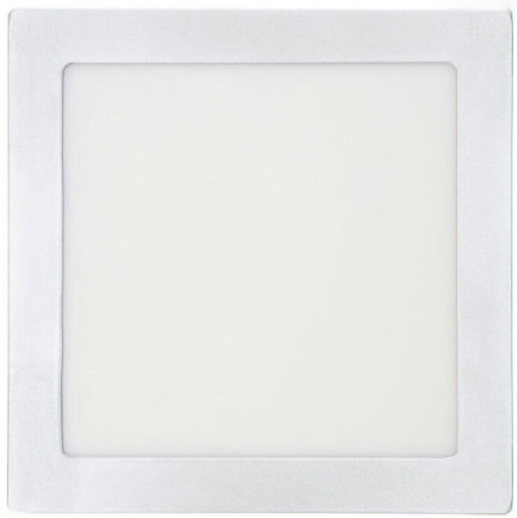 EDM - Quadratische LED-Deckenleuchte 23cm - 20W - 1500lm - 6400K - Weiß - 31595