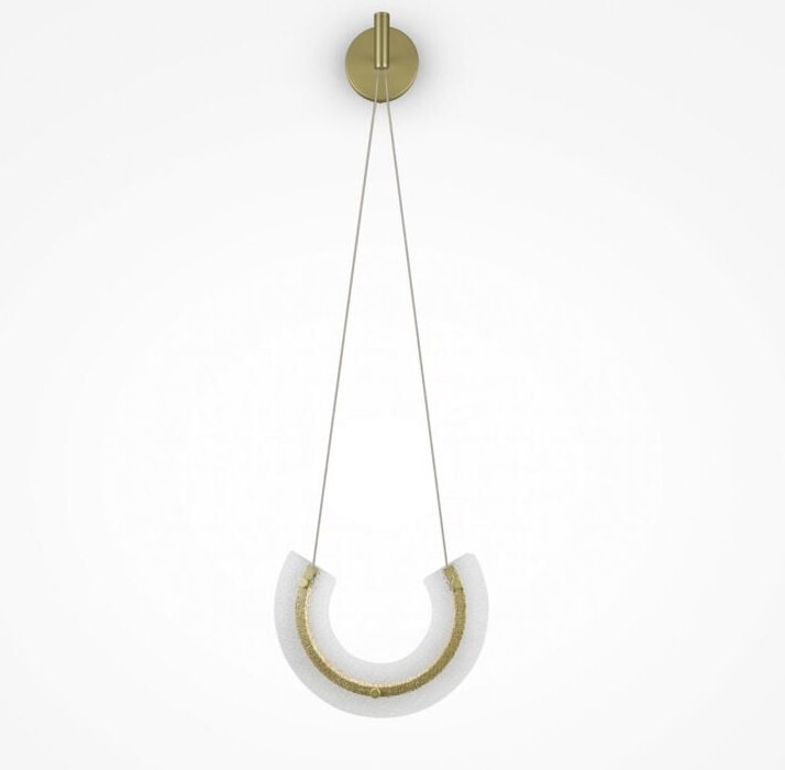 Maya ii Moderne integrierte LED-Pendel-Deckenleuchte Gold 3000K - Maytoni