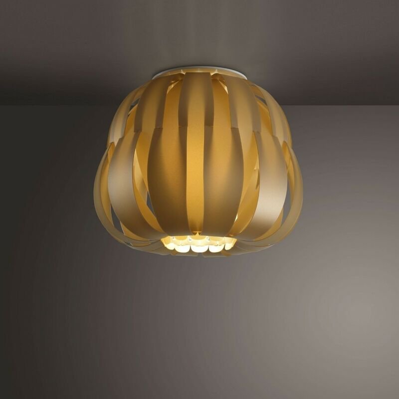 Linea Zero - Neu Gold Deckenleuchte Cm. 29 x 23h