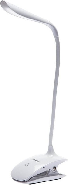 Trade Shop Traesio - Trade Shop - Moderne flexible LED-Tischlampe mit 3 langlebigen wiederaufladbaren Batterien -