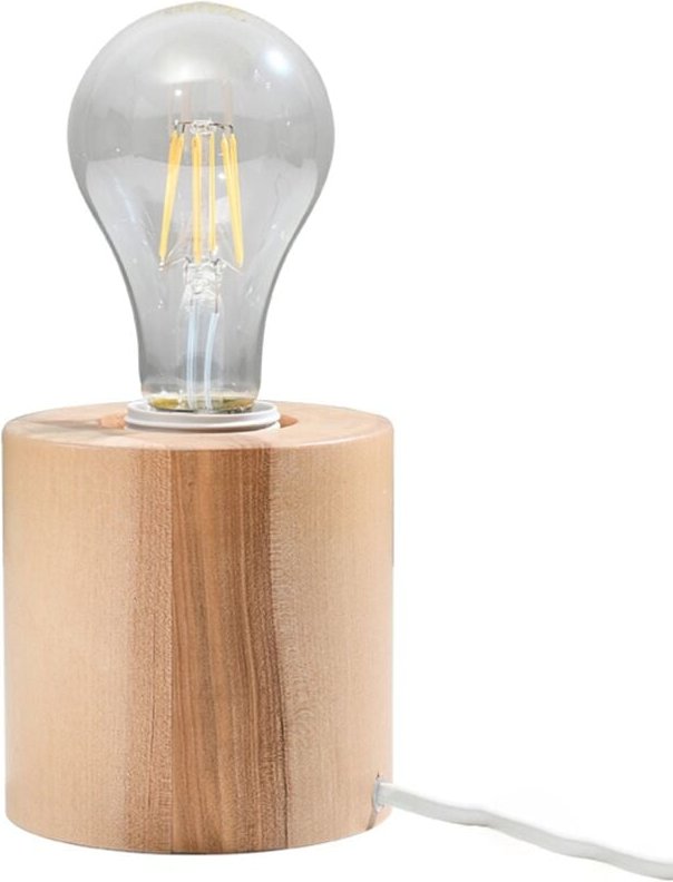 SENSIX 1 E27 Schreibtischlampe Naturholz LUMILO 06.379.74