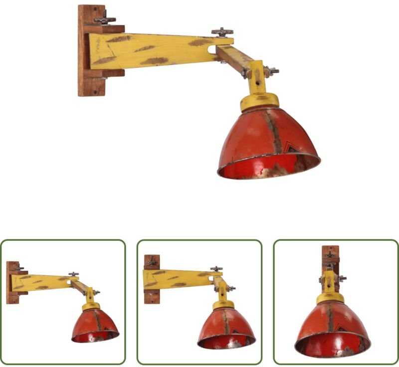 Industriestil - Wandleuchte 25 W Mehrfarbig E27