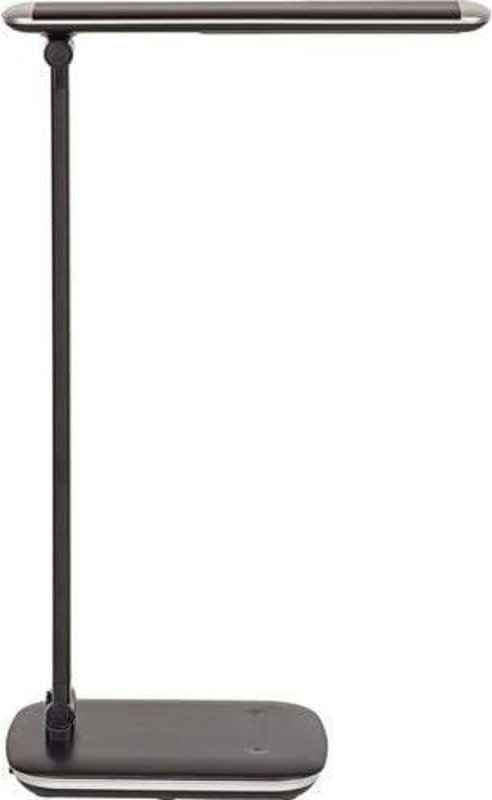 Maul - Schreibtischleuchte Alu./Ku.schwarz H.425mm m.Standfuß led