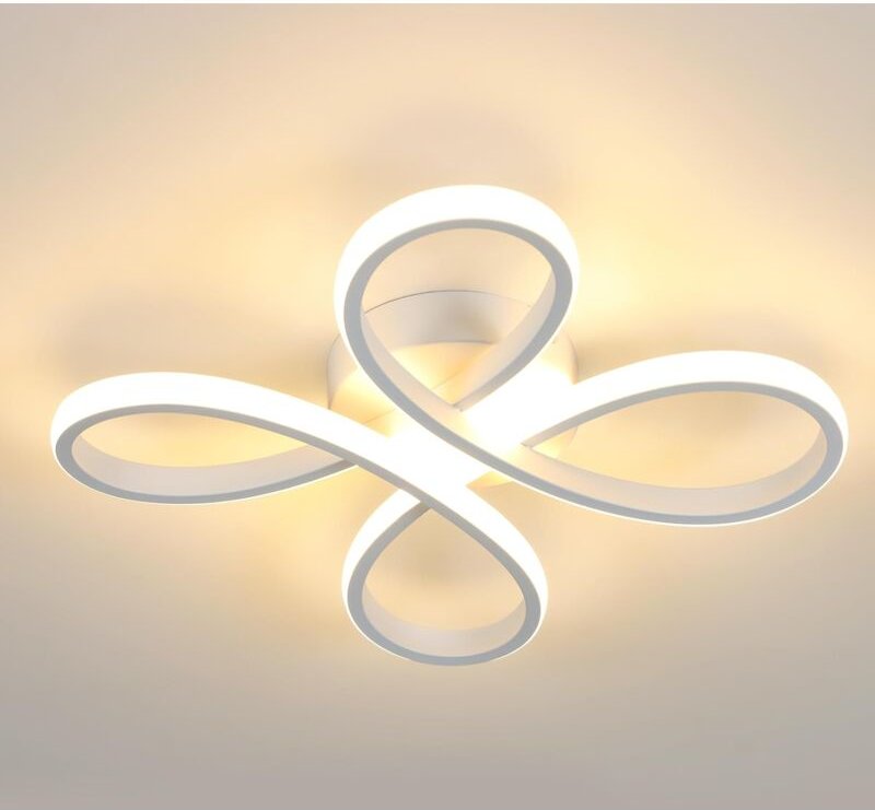 Moderne LED-Deckenleuchte, 30 W, 3400 lm, Deckenlampe, Blumenform, Deckenleuchte für Flur, Balkon, Schlafzimmer, Wohnzim...