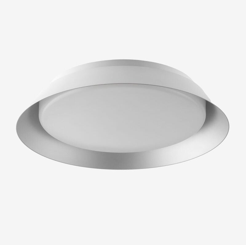 Sklum - LED-Deckenleuchte aus Methacrylat und Metall Dreville Weiss