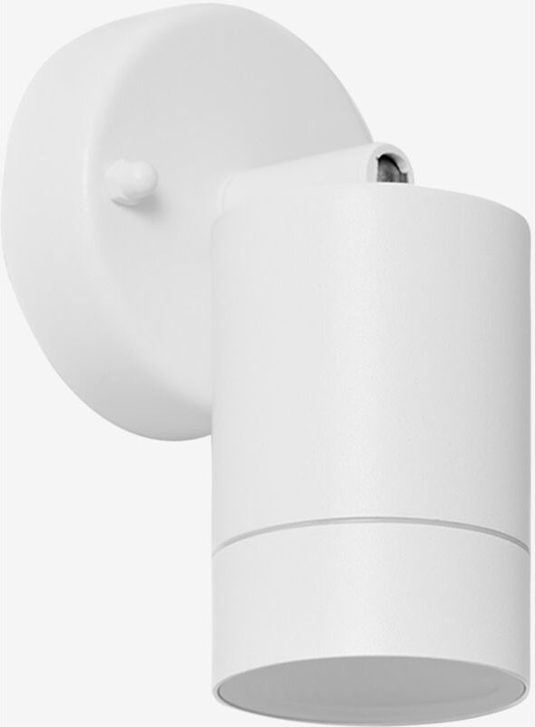 Sklum - Jaxten Außenwandleuchte aus Aluminium Weiss ↑16,5 cm