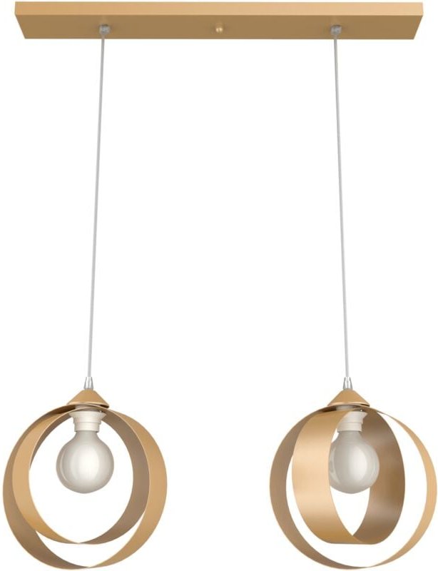 Thumbnail - Nucleo sospensione binario 2 luci monocolore opaco