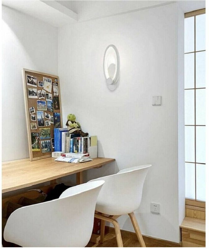 Trade Shop - anwendung led ovale 9 watt parete lumetto luce bianca fredda calda natural E25 -