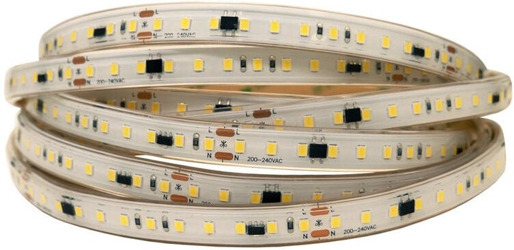 LED-Streifen 3000k 230v 17w/m 120led/m Ip67 1m 125181