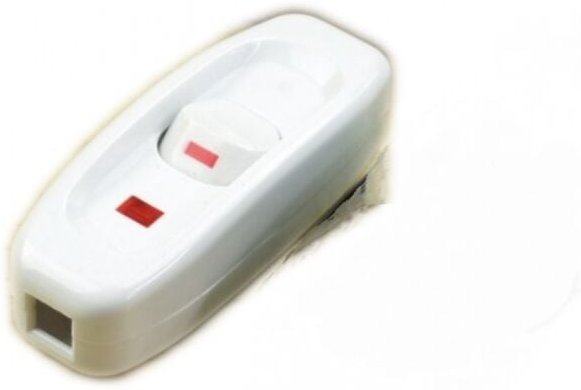 Schnurschalter mit, Wippe für Lampe, Schnurschalter, Lampenschalter, Inline-Ein/Aus-Schalter, 2 Stück 250 v 10 a