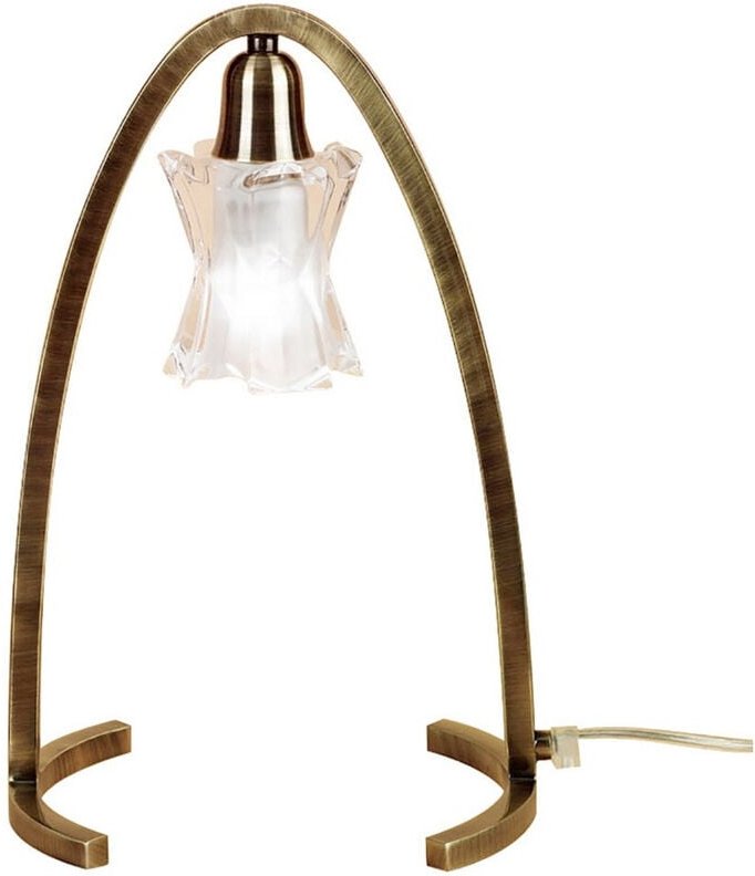 Inspired Mantra Alaska Tischleuchte 1 G9, Messing antik