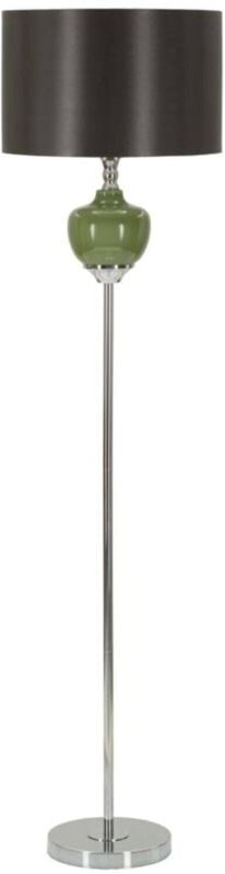 Stehlampe Arcar, Bodenlicht, Lampe, Stehleuchte, 40x40 h160 cm, Grün und Graue - Dmora