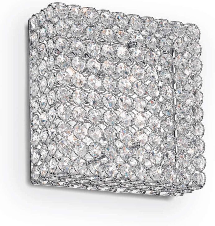 Ideal Lux - Admiral - 4 Licht kleine quadratische Deckenflush Licht Chrom, G9