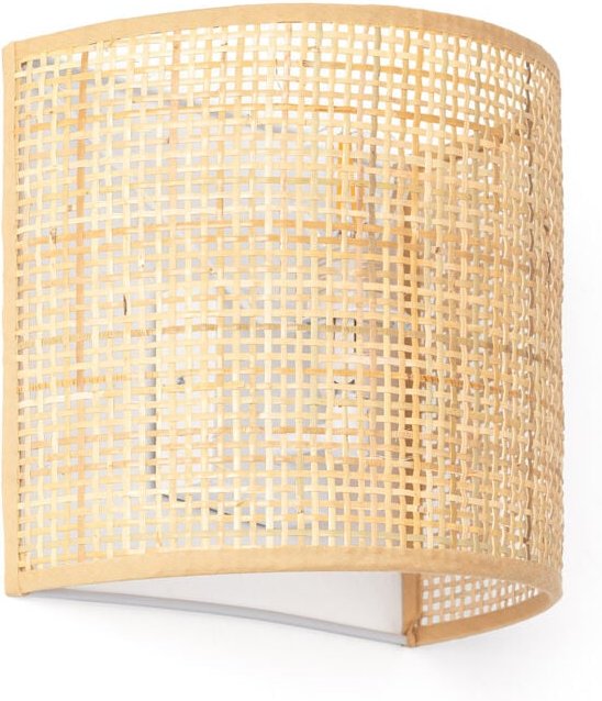 Wandleuchte Ratán Baracoa Nusu Natürlich