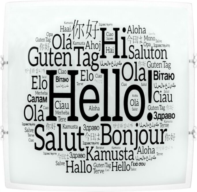 Fabrilamp - Salutation Deckenleuchte 2xe27 white 30x30