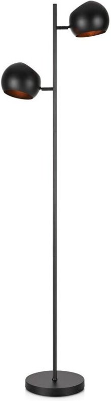 Edgar - 2 Licht Innen Stehlampe Schwarz, E14 - Markslojd
