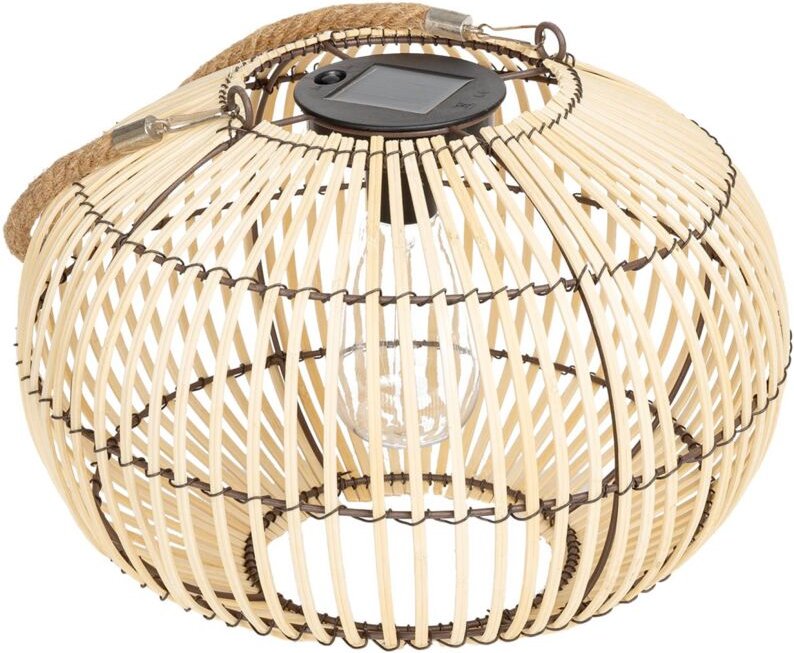 Sweeek - Solarleuchte für den Außenbereich mit Rattan ø 31,5 cm