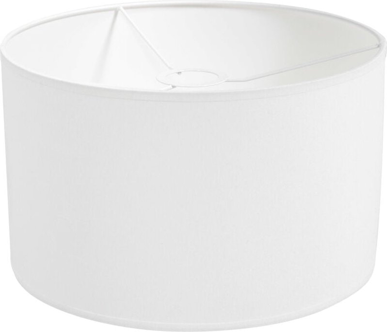 Lampenschirm - Shade - weiß - stoff - ø 40cm - E27 - - Steinhauer